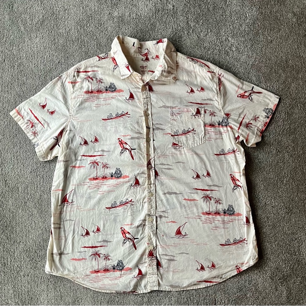Mossimo Hawaiian Shirt Men’s Size XXL